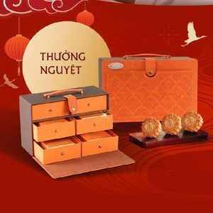 Bánh trung thu Bibica Hộp Thưởng Nguyệt - 6 bánh