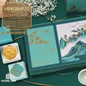 Bánh trung thu cao cấp Minh Nguyệt Bibica hộp 6 cái x 150g