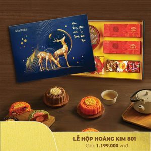 Bánh trung thu Đại Phát Lễ hộp hoàng kim 801