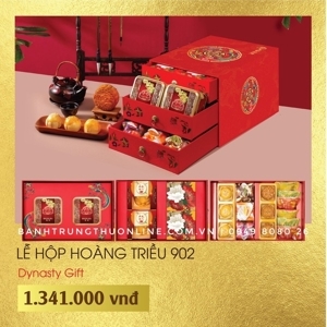 Bánh trung thu Đại Phát Lễ Hộp Hoàng Triều 902