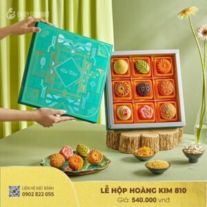 Bánh trung thu Đại Phát Lễ Hộp Hoàng Kim 810