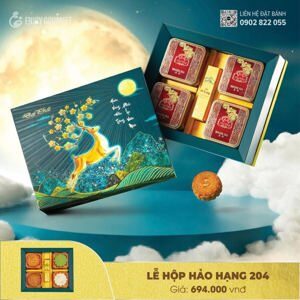 Bánh trung thu Đại Phát Lễ hộp hảo hạng 204