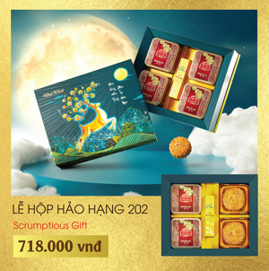 Bánh trung thu Đại Phát Lễ hộp hảo hạng 202