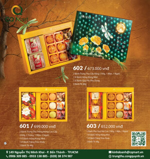 Bánh trung thu Đại Phát Lễ Hộp Cao Cấp 601