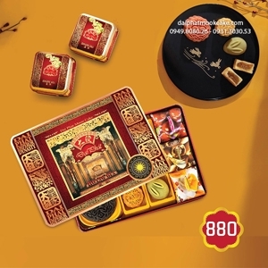 Bánh trung thu Đại Phát Lễ hộp hoàng gia 880