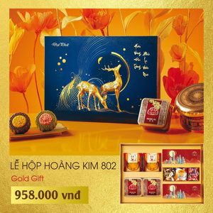 Bánh trung thu Đại Phát Lễ Hộp Hoàng Kim 802