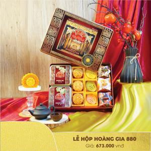 Bánh trung thu Đại Phát Lễ hộp hoàng gia 880