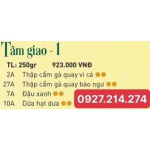 Bánh trung thu Givral Combo Tâm Giao 1 - 250gr, 2 trứng, 4 bánh