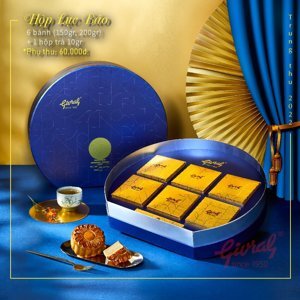 Bánh trung thu Givral Combo Trăng yêu Thương 1 - Hộp 6 bánh 150g