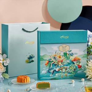Bánh trung thu Hữu Nghị hộp Thanh Nguyệt Đoàn Viên - 4 bánh