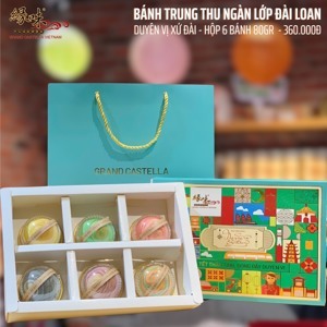 Bánh trung thu Kinh Đô hộp Lava Trứng chảy - 6 bánh