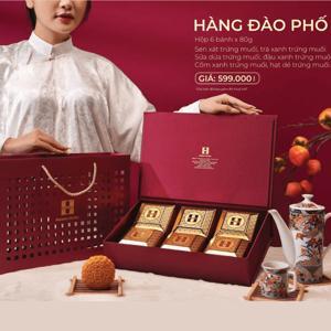 Bánh trung thu Madam Hương - Hàng Đào Phố (hộp 4 bánh x 150gr)