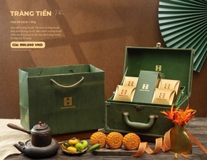 Bánh trung thu Madam Hương - Tràng Tiền Phố (hộp 4 bánh x 150gr)