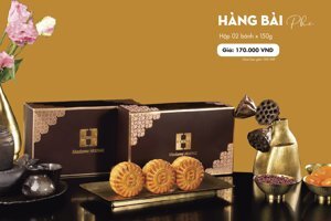 Bánh trung thu Madame Hương 2022 hộp Hàng Bài Phố - 2 bánh