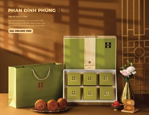 Bánh trung thu Madame Hương 2022 hộp Phan Đình Phùng Phố - 6 bánh