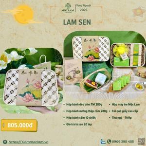 Bánh trung thu Madame Hương 2022 hộp Hà Thành - 5 bánh