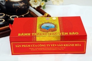 Bánh trung thu Yến Sào thập cẩm hộp 2 bánh x 200gr