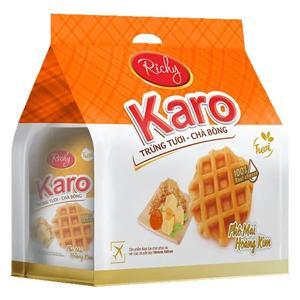 Bánh trứng tươi chà bông Karo Richy - 156g (6 gói x 26g)