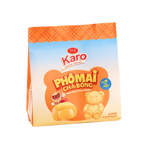 Bánh trứng tươi chà bông Karo Richy - 156g (6 gói x 26g)