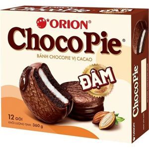 Bánh vị ca cao Choco-pie Dark hộp 360g (12 cái)