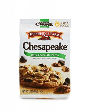 Bánh vị sô-cô-la đen và hạt hồ đào Chesapeake hiệu Pepperidge Farm 204g