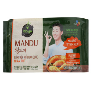 Bánh xếp Hàn Quốc nhân thịt Bibigo gói 175g