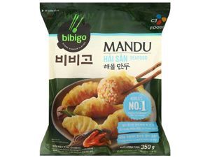 Bánh xếp Mandu hải sản Bibigo thực phẩm Cầu Tre gói 175g
