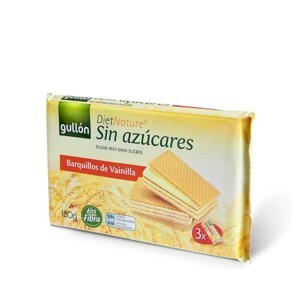 Bánh xốp ăn kiêng Gullon Barquillos De vainilla (180g)