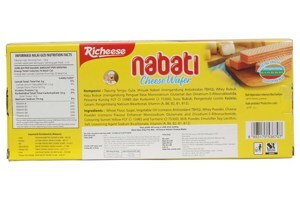 Bánh xốp nhân phô mai Nabati hộp 170g