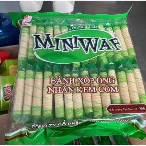 Bánh xốp ống Miniwaf Hải Hà gói 330g
