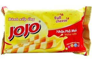 Bánh xốp ống nhân phô mai Jojo gói 125g