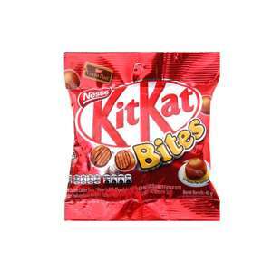 Bánh xốp phủ socola KitKat Bites gói 40g