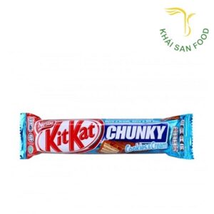 Bánh xốp phủ socola KitKat Chunky Cookies & Cream thanh 38g