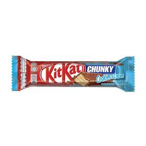 Bánh xốp phủ socola KitKat Chunky Cookies & Cream thanh 38g
