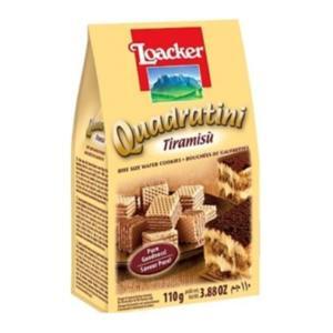 Bánh xốp Quadratini Tiramisu hiệu Loacker 110g