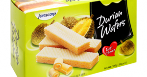 Bánh xốp sầu riêng Janscorp hộp 300g