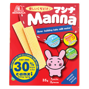 Bánh xốp sữa Manna 35g