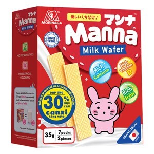 Bánh xốp sữa Manna 35g