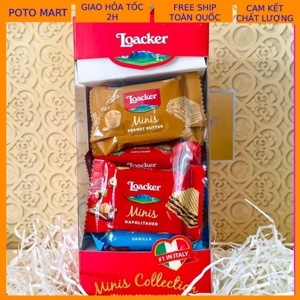 Bánh xốp Ý Loacker Classic Minis Collection 240g