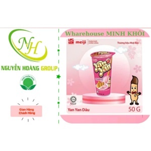 Bánh Yan Yan Strawberry 50gr