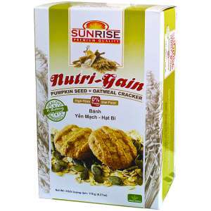 Bánh yến mạch hạt bí Sunrise Malaysia 178g