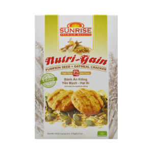 Bánh yến mạch hạt bí Sunrise Malaysia 178g