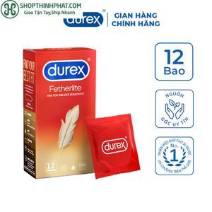 Bao cao su Durex Fetherlite 12 bao