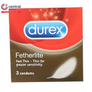 Bao cao su Durex Fetherlite hộp 3 cái