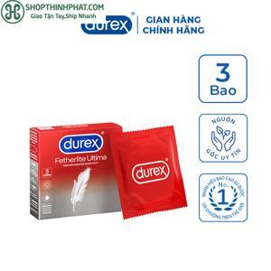 Bao cao su Durex Fetherlite Ultima hộp 3 cái