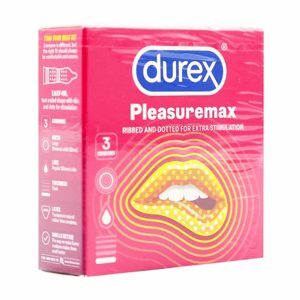 Bao cao su Durex Pleasuremax hộp 3 cái