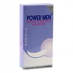 Bao cao su Power men superthin type hộp 12 cái