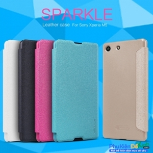 Bao da Sony Xperia M5 Nillkin Sparkle