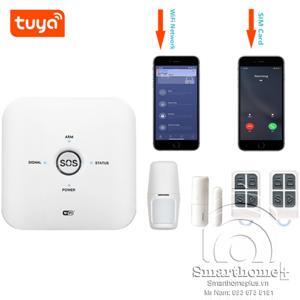 Báo động chống trộm qua điện thoại Gsm Wifi Tuya SHP-CK3