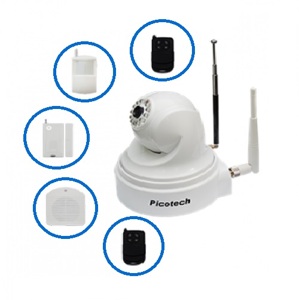 Báo trộm kết hợp Camera IP PC-AIP113W
